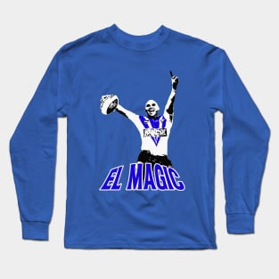 OG FOOTY - Canterbury Bulldogs - Hazem El Masri - EL MAGIC Long Sleeve T-Shirt